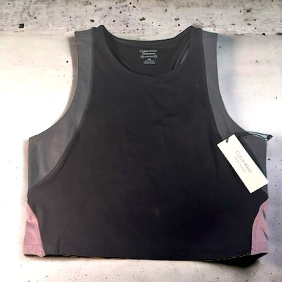 NWT Calvin Klein Performance Crop Tank (Large) - Picture 1 of 4